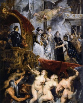 Peter Paul Rubens Werke - die Landung von Marie de Medici in Marseille Barock Peter Paul Rubens